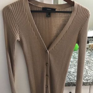 Forever 21 long ribbed cardigans both size S